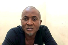 Đối tượng Ochie Paul Ejike (sinh năm 1969, quốc tịch Nigeria). (Ảnh: TTXVN phát)