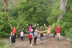 Sự kiện được tổ chức để hưởng ứng lời kêu gọi đi bộ gây quỹ trong năm 2020 của Tổ chức Trẻ em Rồng Xanh. (Ảnh: Nhóm cung cấp)