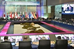 Quang cảnh một hội nghị của Nhóm các nền kinh tế phát triển và mới nổi hàng đầu thế giới (G20) ngày 16/6/1019. (Ảnh: TTXVN)