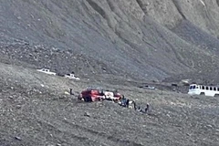 Hiện trường vụ tai nạn. (Nguồn: The Canada Press)