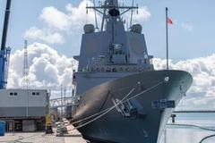 Tàu khu trục NUSHIP Sydney. (Nguồn: Brad Fleet)