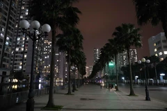 Chung cư trong Khu đô thị Time city, Hà Nội. (Ảnh: Thanh Tùng-TTXVN)