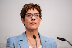 Bộ trưởng Quốc phòng Đức Annegret Kramp-Karrenbauer. (Ảnh: ATHX/TTXVN)
