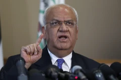 Tổng thư ký Tổ chức Giải phóng Palestine (PLO) Saeb Erekat. (Ảnh: AFP/ TTXVN)