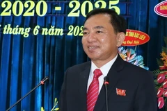 Ông Phan Thanh Duy được bầu làm Phó Chủ tịch Ủy ban Nhân dân tỉnh Bạc Liêu nhiệm kỳ 2016-2021. (Ảnh: Huỳnh Sử/TTXVN)