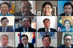 Cuộc họp Ủy ban Hợp tác ASEAN-Ấn Độ lần thứ 20 được tổ chức theo hình thức trực tuyến. (Nguồn: asean.org)