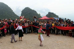 Lễ hội chợ tình Khâu Vai 2020 sẽ không được tổ chức để ngăn ngừa dịch bệnh COVID-19 lây lan. (Ảnh: Nguyễn Chiến/TTXVN)