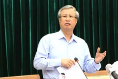 Thường trực Ban Bí thư Trần Quốc Vượng . (Ảnh: Hoàng Anh Tuấn/TTXVN)