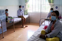 Bệnh viện Đa khoa tỉnh Gia Lai tập trung điều trị cho các bệnh nhân mắc bệnh bạch hầu. (Ảnh: TTXVN)
