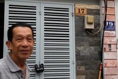 Công tơ điện của khách hàng tại khu vực do Công ty Điện lực Tân Phú (Tổng Công ty Điện lực TP Hồ Chí Minh) quản lý. (Ảnh: Ngọc Hà/TTXVN)