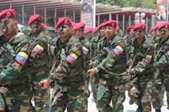 Các binh sỹ quân đội Venezuela. (Ảnh: AFP/TTXVN)
