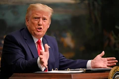 Tổng thống Mỹ Donald Trump phát biểu tại cuộc họp báo ở Washington, DC ngày 26/11/2020. (Ảnh: AFP/TTXVN)