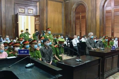 Quang cảnh phiên xét xử. (Ảnh: Thành Chung/TTXVN)