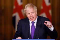 Thủ tướng Anh Boris Johnson. (Ảnh: AFP/TTXVN)
