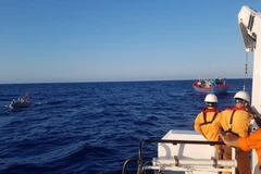 Công tác cứu nạn hàng hải. Ảnh minh họa. (Nguồn: TTXVN phát)