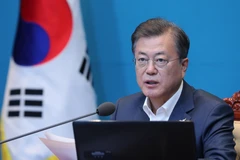 Tổng thống Hàn Quốc Moon Jae-in. (Ảnh: Yonhap/TTXVN)