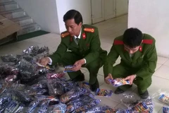 Lô hàng đồ chơi bạo lực bị thu giữ. (Ảnh minh họa: Trịnh Duy Hưng/TTXVN)
