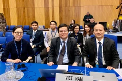 Đoàn Việt Nam tham dự Hội nghị quốc tế về an ninh hạt nhân - ICONS 2020 tại Vienna, Áo. (Ảnh: PV/Vietnam+)
