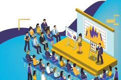 Khối lượng công việc nhiều và bản chất công việc biến chuyển nhanh tiềm ẩn những thách thức trong nhân sự ngành truyền thông và quảng cáo. (Ảnh: PV/Vietnam+)