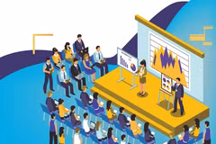 Khối lượng công việc nhiều và bản chất công việc biến chuyển nhanh tiềm ẩn những thách thức trong nhân sự ngành truyền thông và quảng cáo. (Ảnh: PV/Vietnam+)
