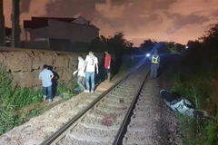 Hiện trường vụ tai nạn. (Ảnh: TTXVN phát)