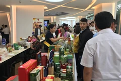 Chương trình khuyến mại "Hà Nội đêm không ngủ" thu hút 200 doanh nghiệp tham gia. (Ảnh: Đức Duy/Vietnam+)