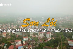 Cuộc sống tại Sơn Lôi đã trở lại bình thường sau 3 tuần hết cách ly dịch COVID-19. (Ảnh: Nguyễn Hào/Vietnam+)