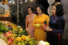 Lượng hàng hóa dữ trự phục vụ tiêu dùng Tết tại nhiều doanh nghiệp tăng từ 2-3 lần. (Ảnh: Đức Duy/Vietnam+)