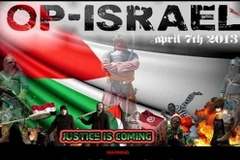 Nhóm tin tặc Anonymous tấn công các website của Israel