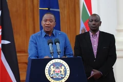 Tổng thống Kenya Uhuru Kenyatta. (Nguồn: AFP/TTXVN)