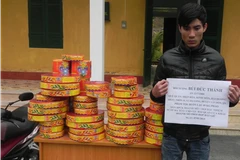 Quảng Ninh bắt giữ vụ vận chuyển 49kg pháo nổ trái phép