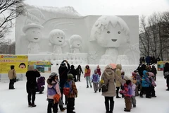 [Video] Lễ hội Tuyết Nhật Bản thu hút khách du lịch trên thế giới