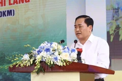 Chủ tịch UBND tỉnh Lạng Sơn Hồ Tiến Thiệu. (Ảnh: Minh Quyết/TTXVN)