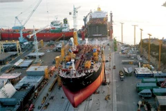 Lượng đơn hàng đóng tàu trong nửa đầu năm nay ở mức thấp nhất kể từ năm 1996. (Nguồn: businesskorea.co.kr)