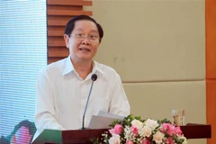 Bộ trưởng Bộ Nội vụ Lê Vĩnh Tân. (Ảnh: An Đăng/TTXVN)