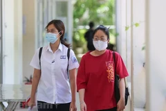 Thí sinh dự thi Tốt nghiệp Trung học phổ thông. (Ảnh: PV/Vietnam+)