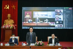 Thứ trưởng Bộ Giáo dục và Đào tạo Hoàng Minh Sơn phát biểu chỉ đạo tại hội nghị. (Ảnh: Bộ GD-ĐT)