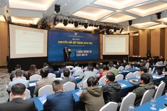 Hội thảo thu hút sự tham gia của đông đảo các đại biểu. (Ảnh: Thanh Tùng/TTXVN)