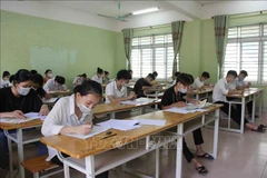 Thí sinh dự thi Tốt nghiệp Trung học phổ thông. (Ảnh: TTXVN)