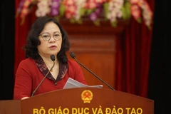 Thứ trưởng Bộ Giáo dục và Đào tạo Ngô Thị Minh. (Ảnh: Bộ GD-ĐT)