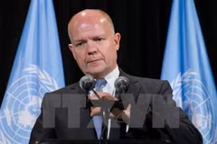 Ngoại trưởng Anh William Hague. (Nguồn: AFP/TTXVN)