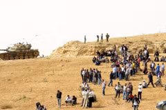 Người dân Syria. (Nguồn: Reuters)