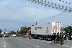 Hiện trường vụ tai nạn. (Nguồn: Báo Quảng Trị)