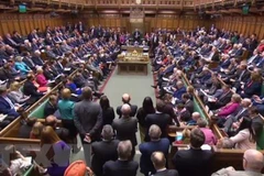Toàn cảnh phiên họp của Hạ viện về vấn đề Brexit ở London ngày 3/4/2019. (Nguồn: AFP/TTXVN)