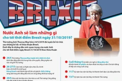 [Infographics] Nước Anh sẽ làm gì cho tới thời điểm Brexit ngày 31/10?