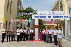 Khai trương Phân viện Pháp y Tâm thần Bắc miền Trung. (Ảnh: Nguyễn Oanh/TTXVN)