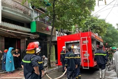 Lực lượng Cảnh sát Phòng cháy chữa cháy đã khống chế một vụ hỏa hoạn. Ảnh minh họa. (Nguồn: Vietnam+)