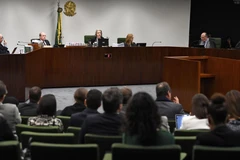 Toàn cảnh phiên tòa về việc dẫn độ doanh nhân Ali Sipahi tại Tòa án Tối cao Brazil ở Brasilia ngày 6/8/2019. (Ảnh: AFP/TTXVN)