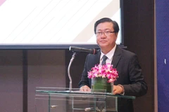 Ông Nguyễn Tuấn, Phó Giám đốc ITPC phát biểu khai mạc hội thảo. (Ảnh: Xuân Anh/TTXVN) 