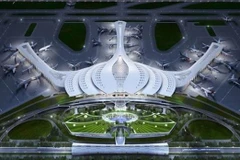 Phương án thiết kế kiến trúc sân bay Long Thành. (Ảnh: ACV)